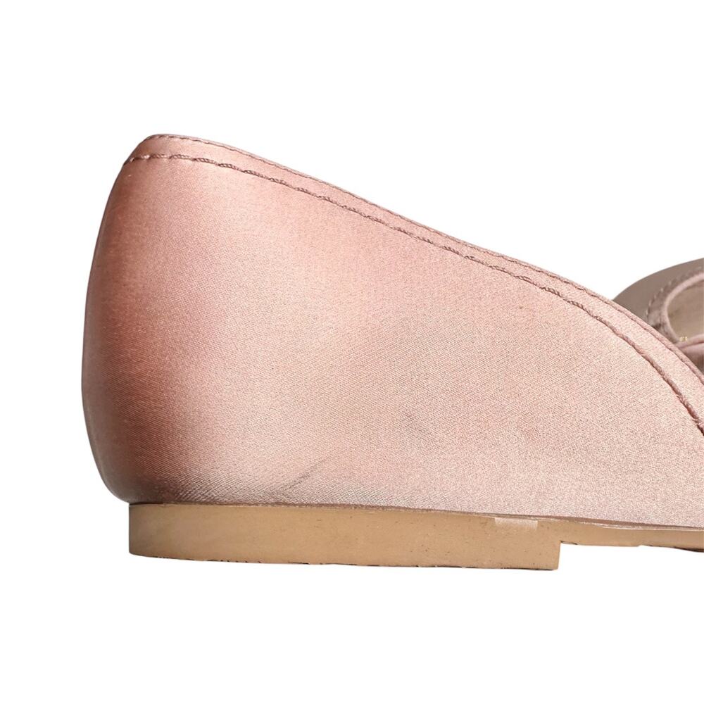 Seychelles | Women | Sheila d’Orsay Blush Pink Romantic Satin Bow Flats | Size 8 - Picture 13 of 16